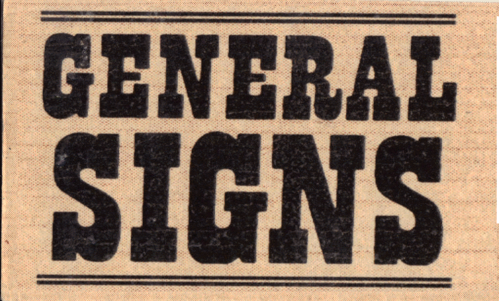 General Signs
